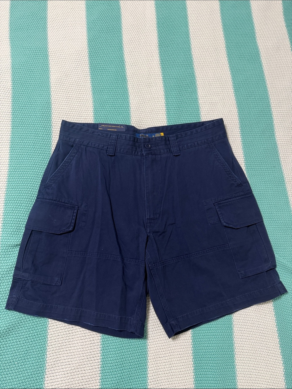 Polo by Ralph Lauren Navy Cargo Shorts - Men's